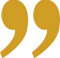 Yellow quotation marks on black background